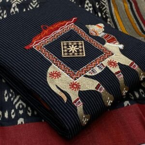 Dark Blue Handicraft Designer Suit