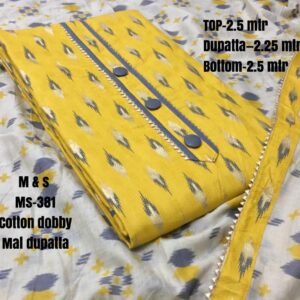 Yellow Grey Handicraft Designer Suit