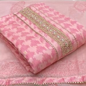 Light Pink Handicraft Designer Suit