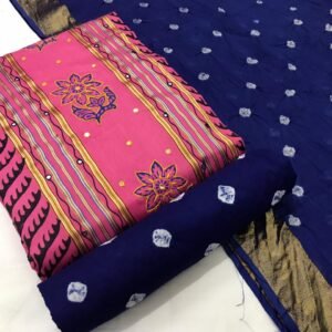 Pink & Blue Handicraft Suit