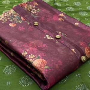 Flower Pitch Dark Handicraft Suit